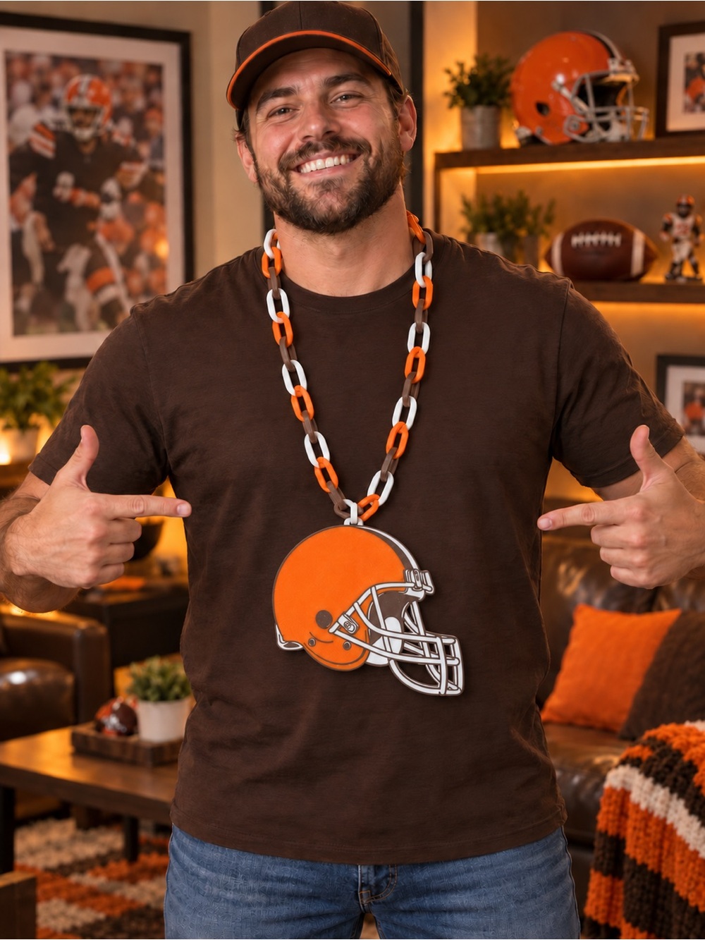 Cleveland Browns Hype Chain Necklace